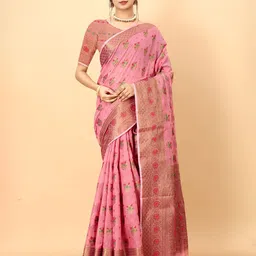 KALINI Woven Design Zari Banarasi Saree-picture-24