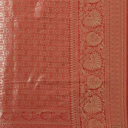 MANVAA Ethnic Motifs Woven Design Zari Banarasi Saree image 5