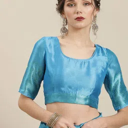 AKS Woven Design Zari Banarasi Saree image 3