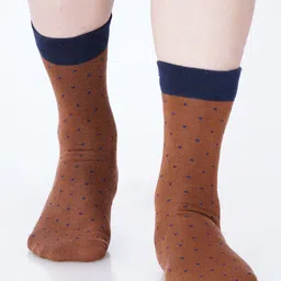 AIR GARB Pack Of 2 Polka Dot Printed Calf-Length Socks image 2
