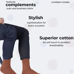 AIR GARB Pack Of 2 Polka Dot Printed Calf-Length Socks image 4