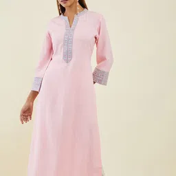 Soch Women Floral Yoke Design Kurta-image-98