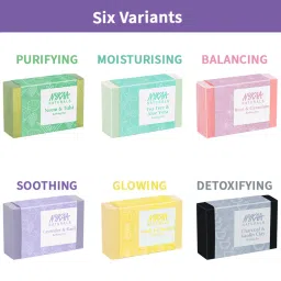 nykaa skin Nykaa Naturals Lavender & Basil Soothing Bathing Soap image 3