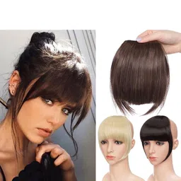 CRIBE Forehead Hair Extension - Black image 2