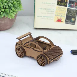 shribalajiarts Engineering Wood Decorative Car Stands image 1