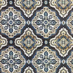 status Brown Persian Polyester 4 ft x 6 ft Machine Made Carpet image 5