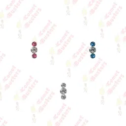 Comet Busters Self Adhesive Stone Studded Nose Studs image 1