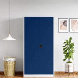 godrej interio Vurv Steel 2 Door Wardrobe In Sapphire Blue Colour With Locker-picture-23
