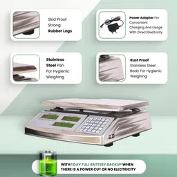 Neo Super Price Computing Weighing Scale Table Top Weighing Scale For Shop Weighing Scale image 2