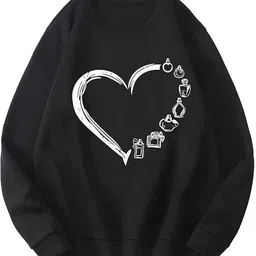 Women Full Sleeve Printed Sweatshirt-image-0