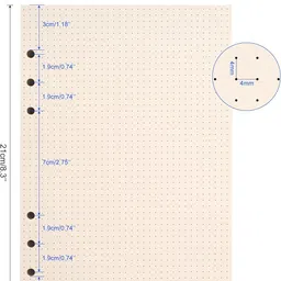 innaxa A5 Dotted Refill Paper,(80 Sheets 2 Packs) A5 Dot Grid Paper Dotted A5 100 gsm Journal Paper image 3