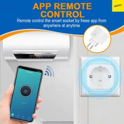 FreshDcart Karomouj Wi-Fi Smart Plug with Google Assistant, Alexa Wi-Fi Socket for Office Smart Plug image 5