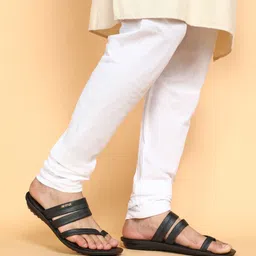 paragon Men PUK2224G Men's Slip-on Black Sandals for Men | Comfortable Sole(Black ,6) Sandal image 2