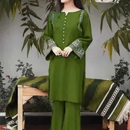 nkrm Women Cotton Rayon Kurta Palazzo Set image 5