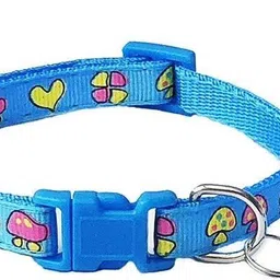 litvibes Cat & Puppy Collar With Bell,Kitten & Puppies,Cute Neckband With Mushroom Print Dog & Cat Break Away Collar image 4