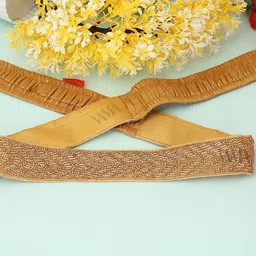 Women Gold Fabric Belt-image-30