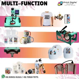 print digits 5in1 heat press with 18OZ Sipper Attachment & Double Tubes machine only 3D Printer image 4