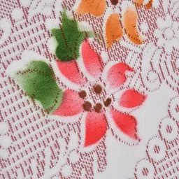 easttardomm Cotton 2 Seater Floral Table Cover image 3