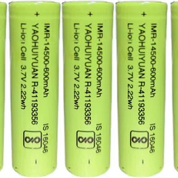i-birds enterprises high quality 14500 Rechargeable 3.7V 600mAh Li-ion PACK OF 5 Battery-picture-18