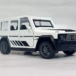 ramshree Premium G-Wagon Style Metal SUV Toy with Lights, Sound & Openable Doors image 2