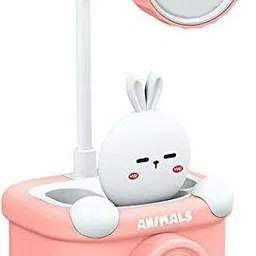 fatfish Led Desk Lamp Pencil Sharpener Cartoon Animal Pig Table Lamp Pen Holder Toy Table Lamp-picture-10