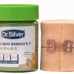 dr silver Elastic bandagewith fast edges 6cm*4mtr Crepe Bandage-picture-24
