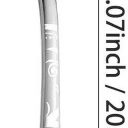 oicia Silver Dessert Fork Set, Silverware Fork, Table Forks for Meat, Steak & Salad Stainless Steel Dinner Fork Set image 2