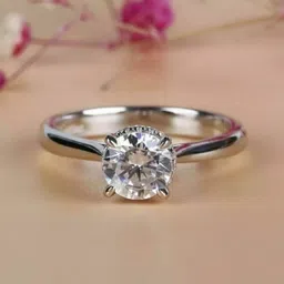 siddheshwar Sterling Silver Diamond Sterling Silver Plated Ring image 2