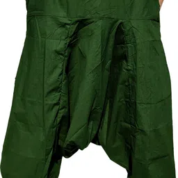 whitewhale Solid Cotton Men Harem Pants image 2