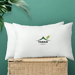 yaban LUXURY Cotton Abstract Sleeping Pillow Pack of 2 image 3