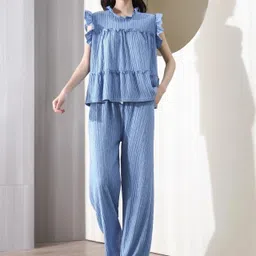 Top Palazzos Co-ords Set-image-26