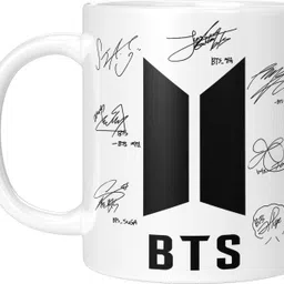 printingzone Bts sipper Bts water bottle bts mug bts Bottle with mug (BSM-35) 600 ml Water Bottles image 3