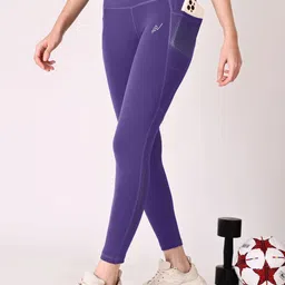 Women Solid Purple Track Pants-image-33