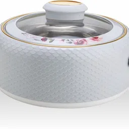 Nayasa Coral Insulated Inner Stainless Steel Casserole With Glass Lid Thermoware Casserole-picture-19