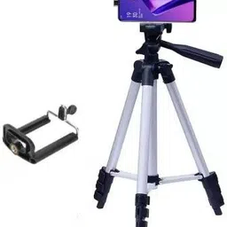 Planetoid Portable & Foldable Camera & Mobile Tripod with Mobile Clip Holder Bracket Tripod-image-3