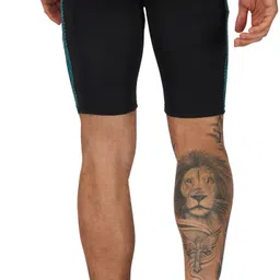 ninq Printed Men Black Tights image 2