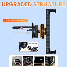 sthira iPad Mini Car Mount Vent Tablet Holder 360 Rotation Car Laptop Holder image 3