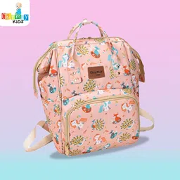 chinmay kids Large Capacity Mother Bag Diaper Backpack with Insulated Bottle Storage Diaper Bag image 2