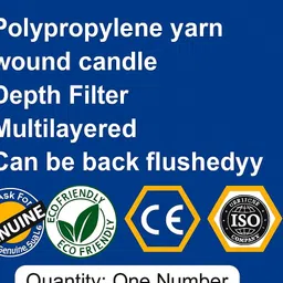 k k agua ro by k k agua ro KK-RO 10 Inch Wound ro spun Filter (Pack of 2) Wound Filter Cartridge image 3
