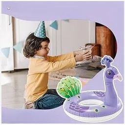 Summer Swimming Pool Beach(IND*3216) Toys,Pool Party Inflatable Swimming Safety Tube-image-59