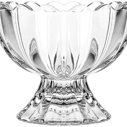 snappyflix Glass Dessert Bowl Crystal Clear Cut Glass Ice Cream Bowl Set 120ml (6 PCS)Pudding & Dessert Cups-picture-45