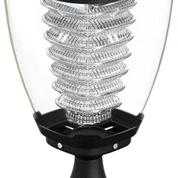 ifitech Solar Pillar Gate Light - Auto ON/OFF Waterproof 12 hrs Flood Lamp Emergency Light-picture-12