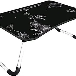mayko & bayko Multipurpose Foldable with Cup Holder, Study , Bed Wood Portable Laptop Table-picture-12