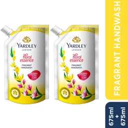 Floral Essence With Natural Floral Actives and Germ Protection Fragrant Hand Wash-image-1