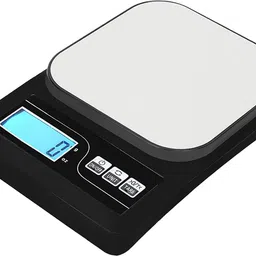 Kelo Vajan Kata- Digital Kitchen Scale with Wide Platefrom High Accuracy Multifunction Food Weight Scale LCD Display for Baking Cooking Max 10kg, Tare & Auto Off Function Hang to Stow L/41/UK Luggage Weighing Scale-image-31