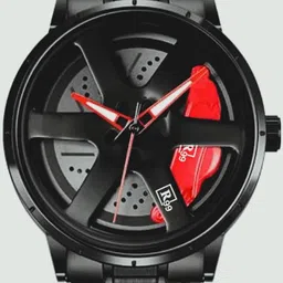 realbuff 3D Rotating Spinning Watch Quartz Men Rim Car Wheel Watches Analog Watch - For Men SPINING WATCH-picture-11