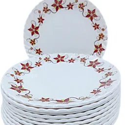 perfectdine Melamine Half plate Serving set for Snacks Half Plate image 4