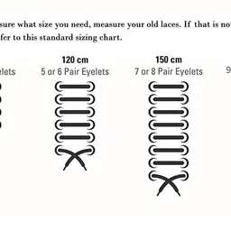 SHOESHINE Round Boot Lace Casual Hiking Shoelace 120CM Black 2 White Line Shoe Lace image 2