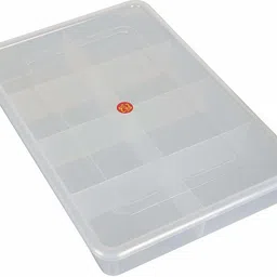 ammedarshan Plastic Grid Box Organizer for Jewelry, Hair Pins, Medicines, Craft Material, Hardware with 8 Partitions/Sections, Storage Box-picture-20