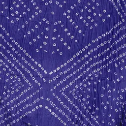 ebadat Art Silk Polka Print Blue Women Dupatta image 5